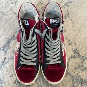 Golden Goose burgundy francy sneaker